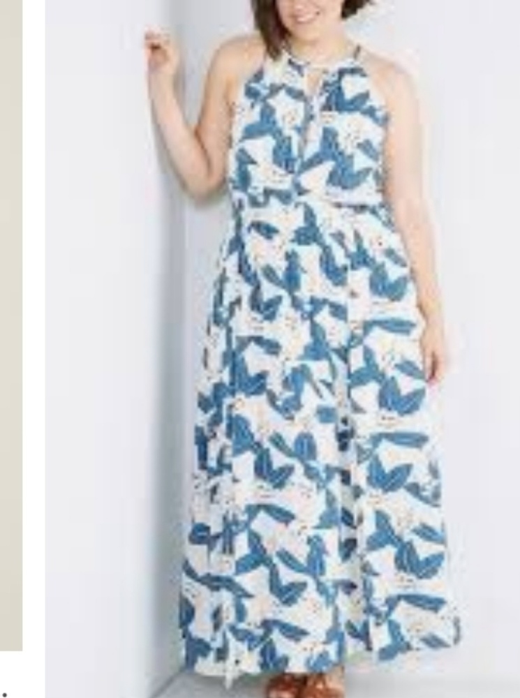 EUC MODCLOTH INK POSITIVELY IN FRONDS